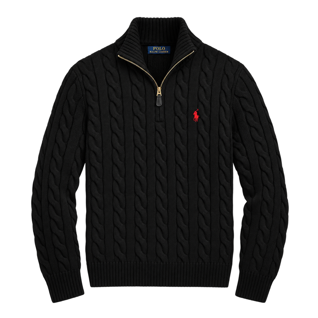 Ralph Lauren Cable Knit Quarter-Zip