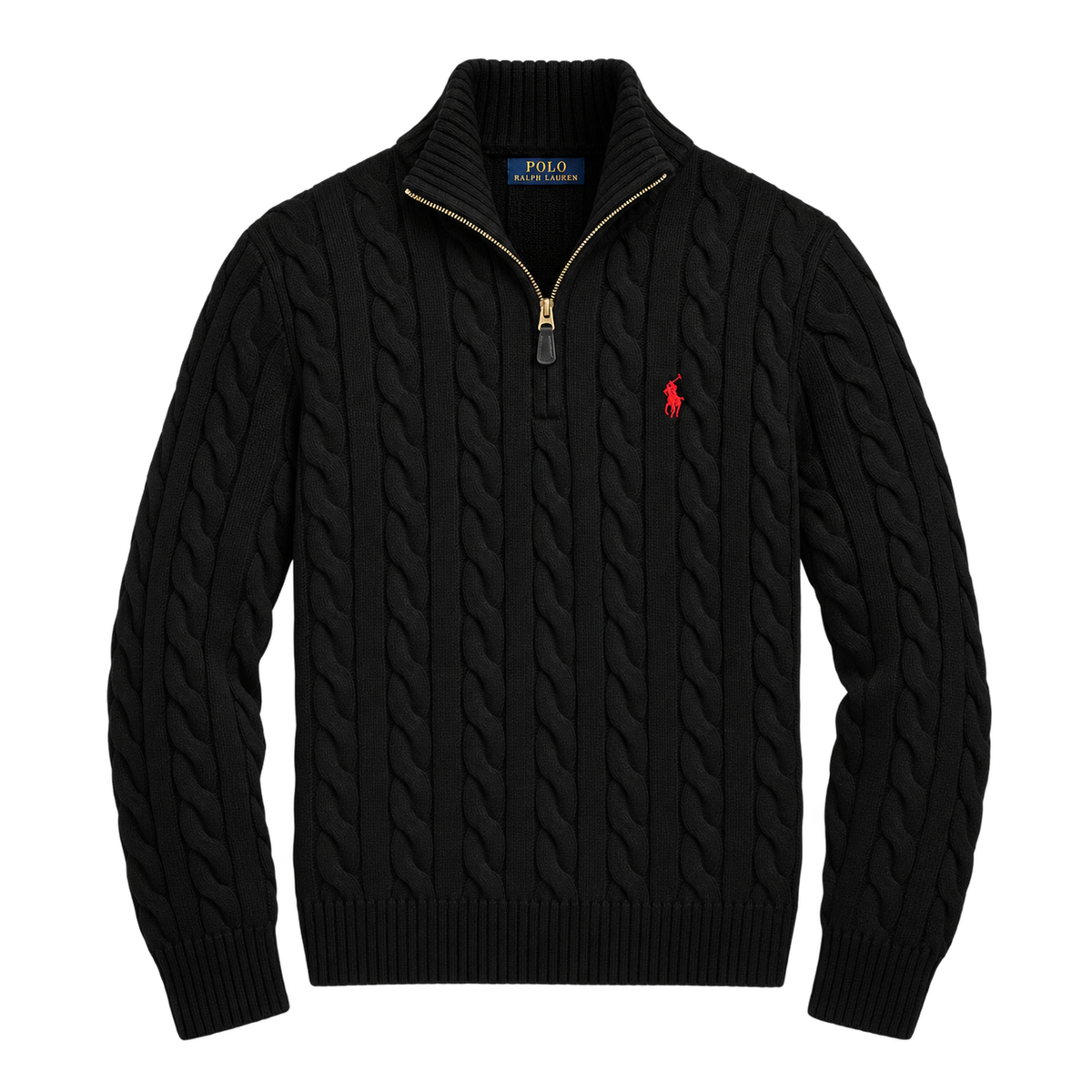 Ralph Lauren Cable Knit Quarter-Zip