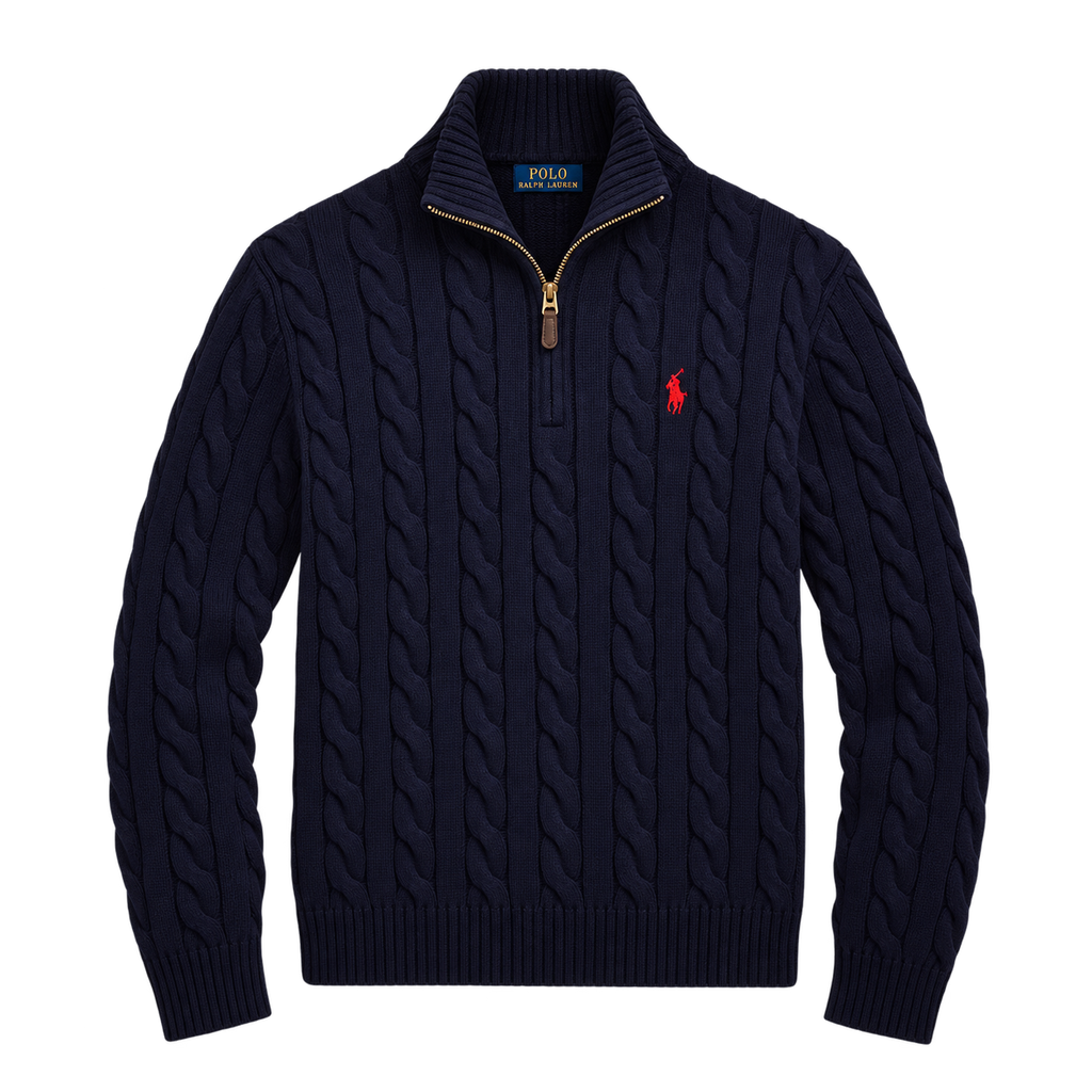 Ralph Lauren Cable Knit Quarter-Zip