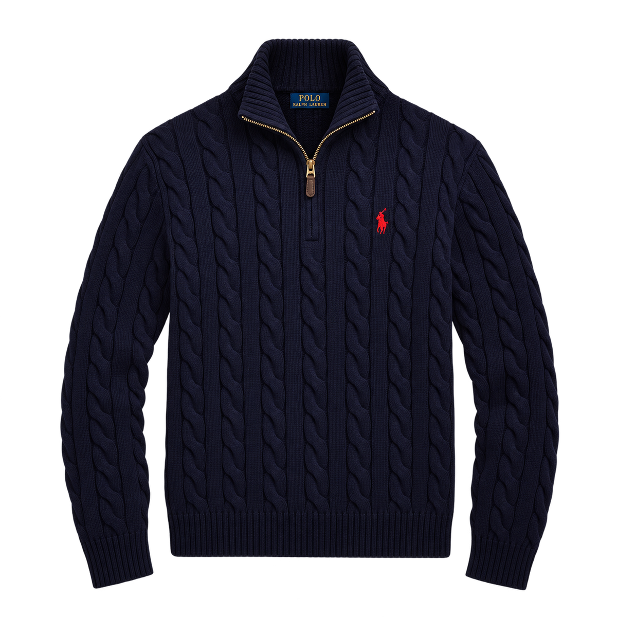 Ralph Lauren Cable Knit Quarter-Zip